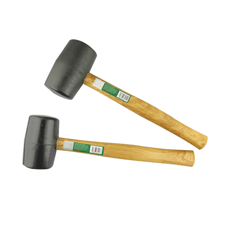 16 OZ American Type Superior Rubber Hammer Mallet mit Holzgriff Mallet