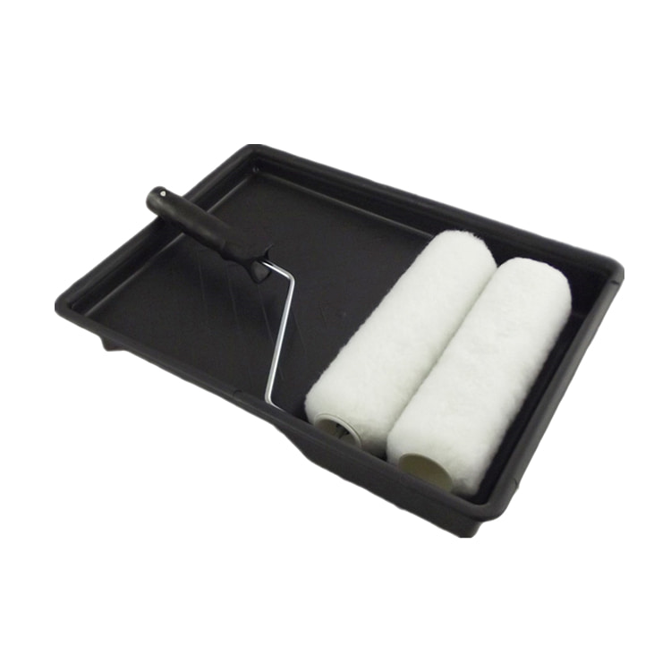 Wandmalwerkzeuge Pinsel Roller Tray Set DIY Mohair Roller Kit