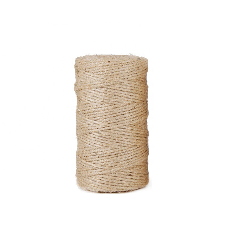 China 100% natürliche Hanfschnur, umweltfreundliches, rundes, rohes Hanfseil, Jute-Sisal-Seil